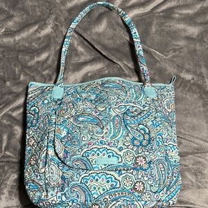 Vera Bradley North South Tote in Daisy Dot Paisley
